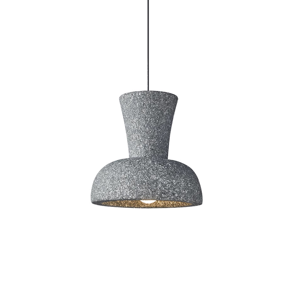 Pendantlightie-Wabi Sabi 1-Light Geometric Bell Pendant For Dining Table-Pendants-Red-
