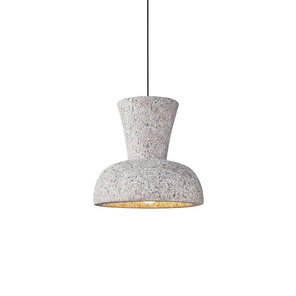 Pendantlightie-Wabi Sabi 1-Light Geometric Bell Pendant For Dining Table-Pendants-Red-