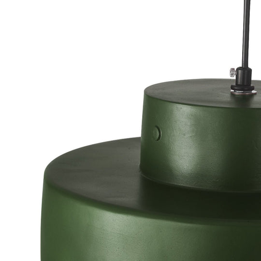 Pendantlightie-Wabi Sabi 1-Light Resin Cylindrical Pendant For Dining Room Bedside-Pendants-Green-