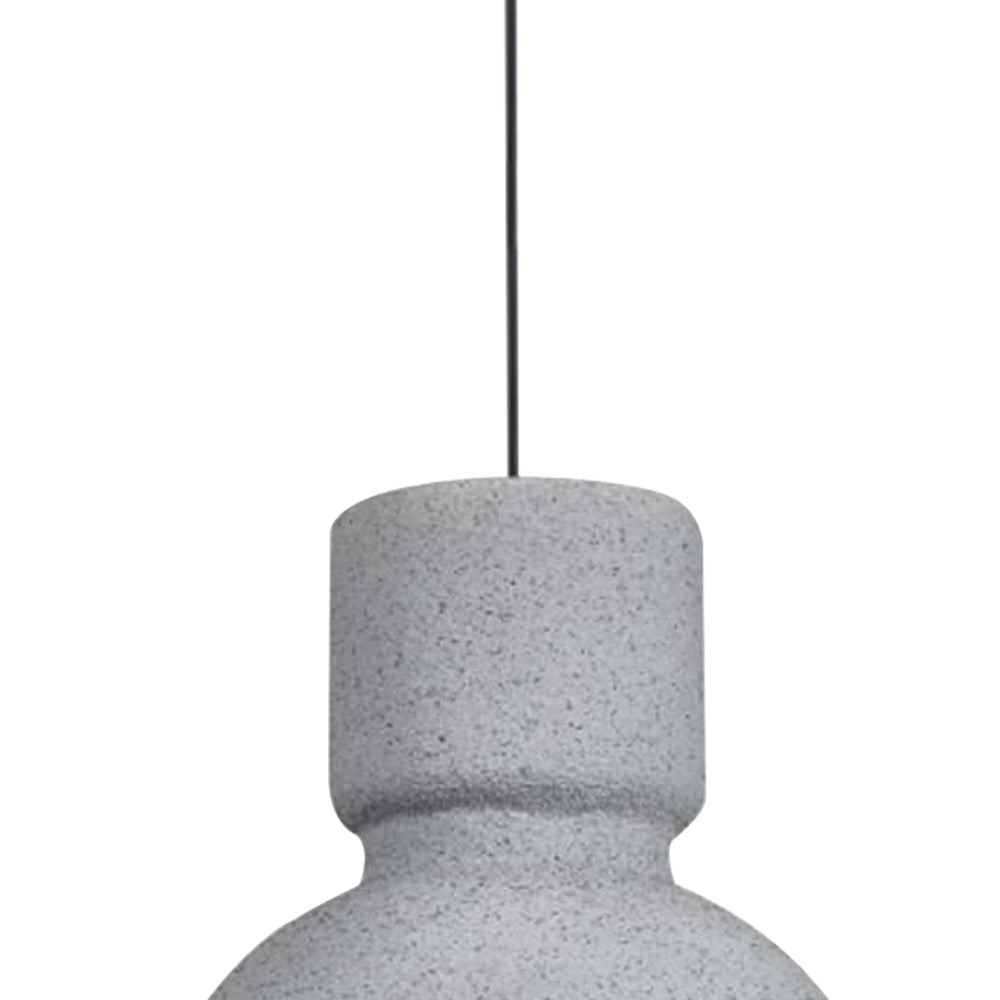 Pendantlightie-Wabi Sabi 1-Light Torch Shaped Pendant Light-Pendants-Dark Gray-