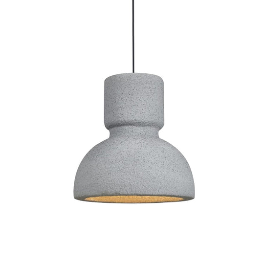 Pendantlightie-Wabi Sabi 1-Light Torch Shaped Pendant Light-Pendants-Dark Gray-