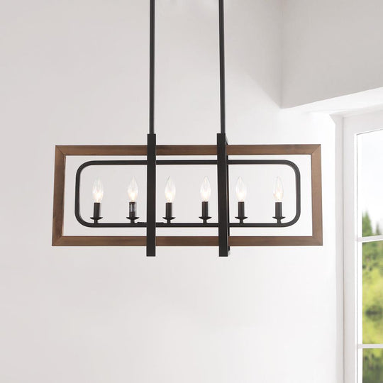 PendantLightie-Wooden Modern Farmhouse Lighting-Chandeliers--