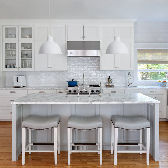 1-Light Matte Minimalist Modern Metal Dome Pendant