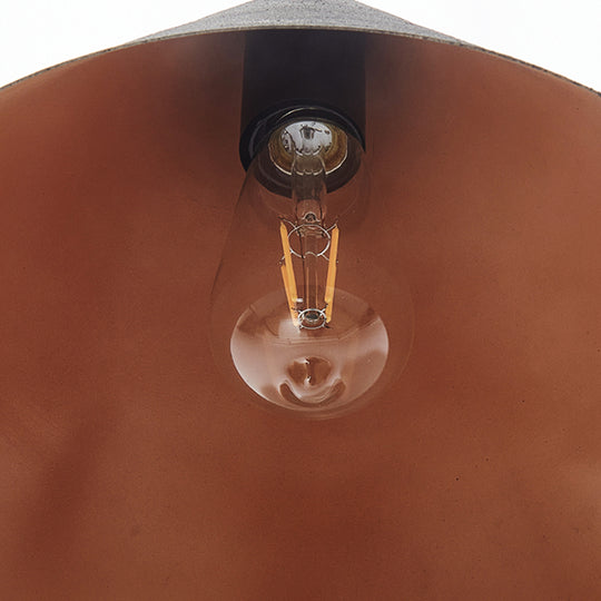 Industrial 1-Light Tapered Shape Cone Pendant Light