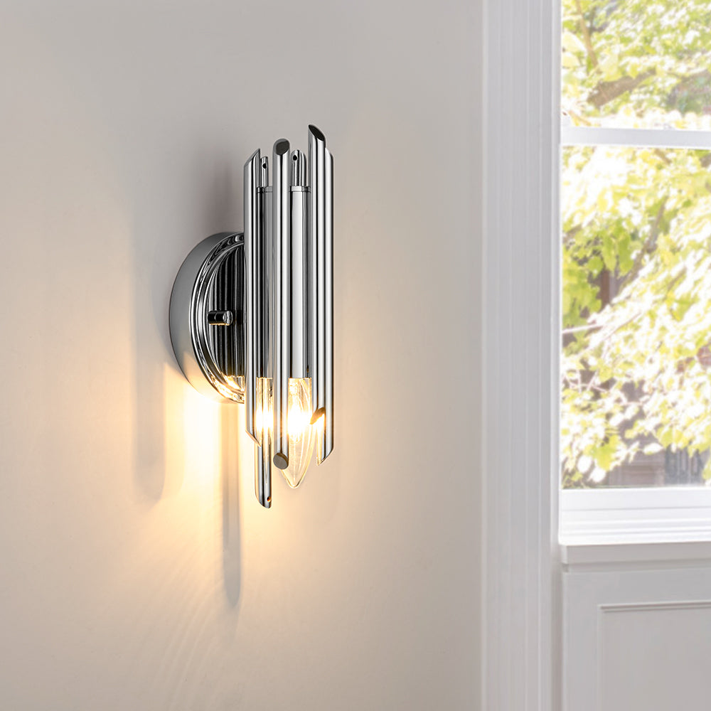 Minimalist 1-Light Simple Small Strip Wall Sconce For Bedside Bathroom