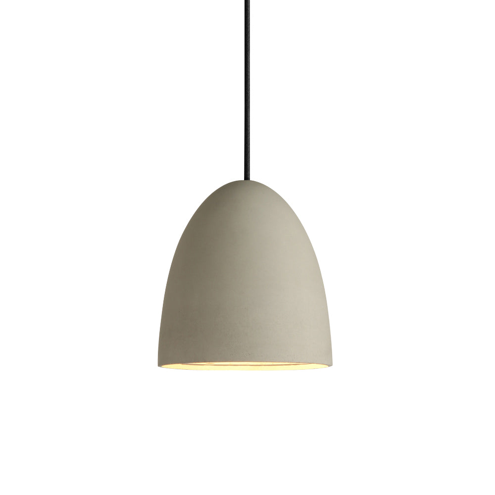 Modern 1-Light Geometric Shape Cement Pendant