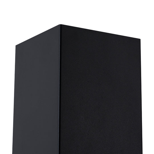 Modern Minimalist IP54 Black Rectangle LED Outdoor Wall Sconce