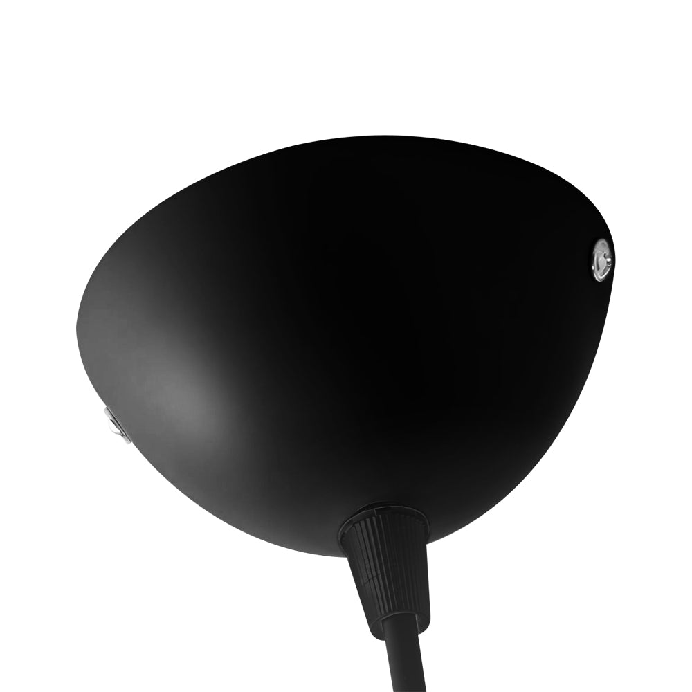 Modern Nordic 1-Light Wood Accents Wide Dome Pendant Light