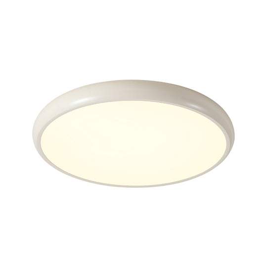 Scandinavian Wood-Like Round Led Ceiling Light