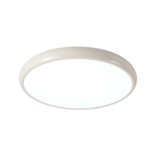 Scandinavian Wood-Like Round Led Ceiling Light