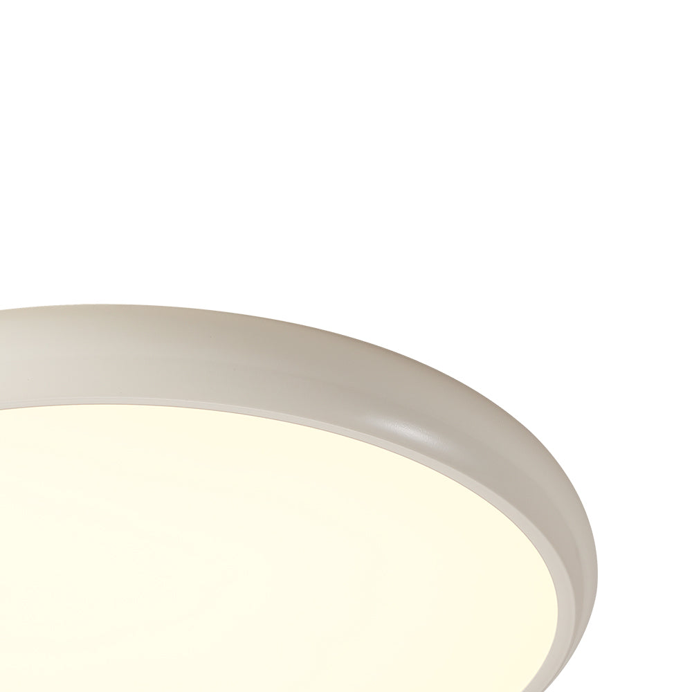 Scandinavian Wood-Like Round Led Ceiling Light