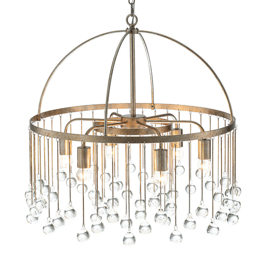 Vintage Luxe Glass Crystal Chandelier