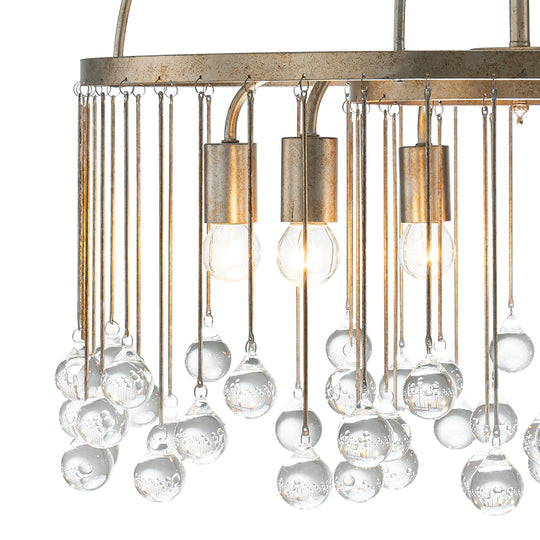 Vintage Luxe Glass Crystal Chandelier