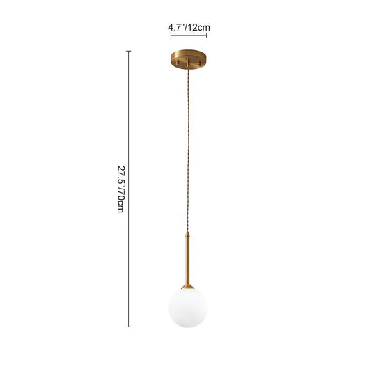 Pendantlightie - 1 - Light Glass Globe Hanging Light - Special Items - 