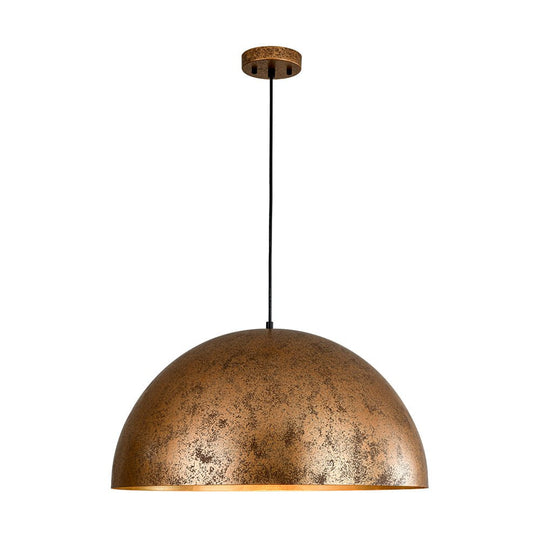 Pendantlightie - 1 - Light Industrial Oversized Metal Dome Pendant - Pendants - 31.5 in (80 cm) - White