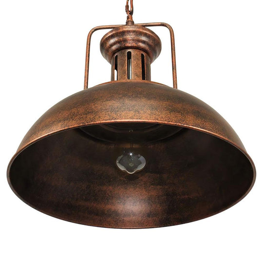 Pendantlightie - 1 - Light Industrial Rusty Dome Light - Special Items - 
