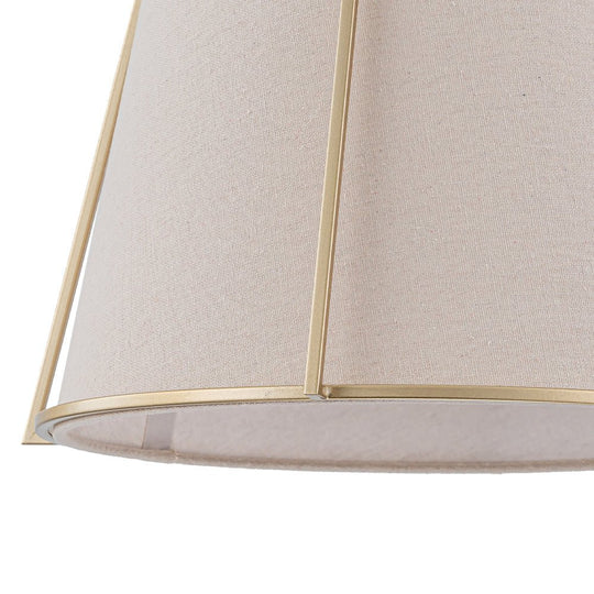 Pendantlightie - 1 - Light Tapered Linen Shade Vintage Conical Drum Pendant Light - Pendants - Small - 