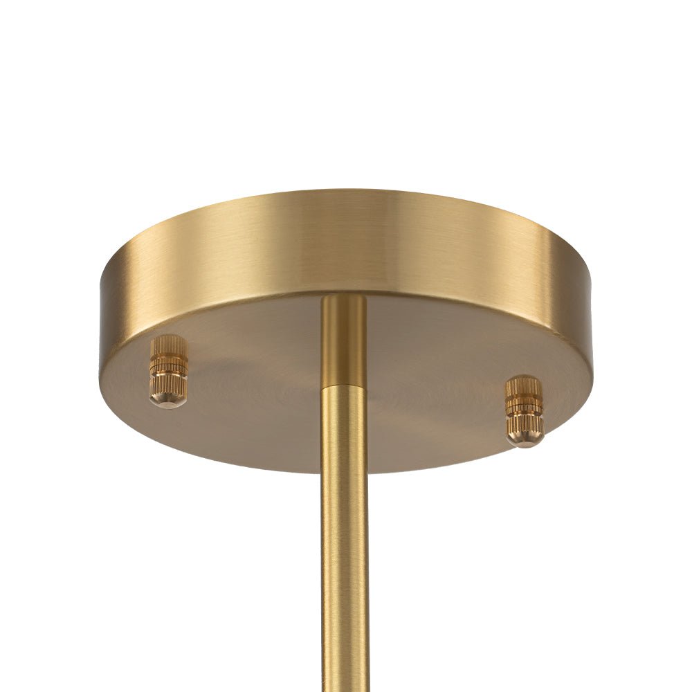 Pendantlightie - 12 - Light Gradient Blue Modern Linear Sputnik Glass Bubble Chandelier - Chandeliers - Black - 