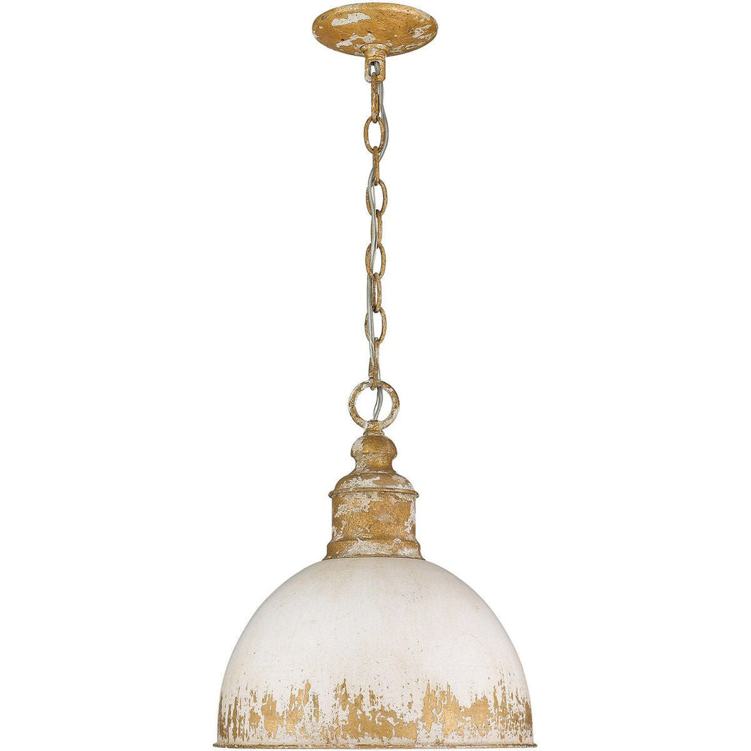 Pendantlightie - Arts And Crafts Vintage 1 - Light Handmade Paint Single Dome Pendant - Pendants - Navy Blue - 