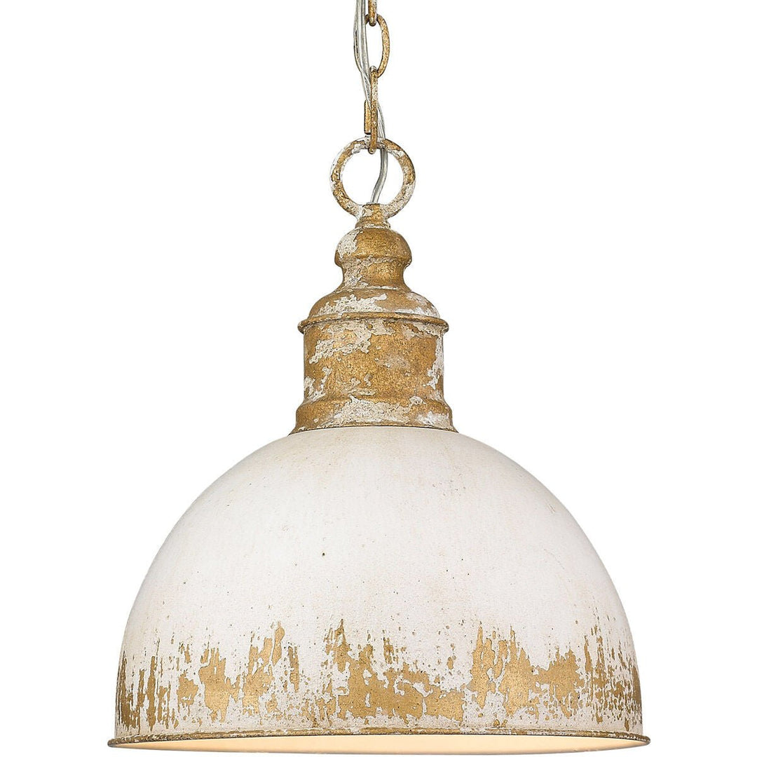 Pendantlightie - Arts And Crafts Vintage 1 - Light Handmade Paint Single Dome Pendant - Pendants - Navy Blue - 