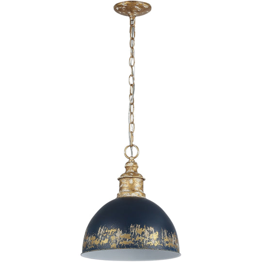 Pendantlightie - Arts And Crafts Vintage 1 - Light Handmade Paint Single Dome Pendant - Pendants - White - 