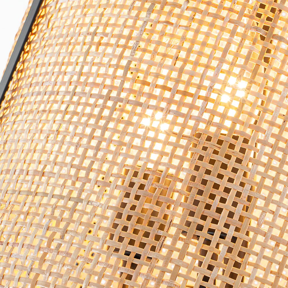 Pendantlightie - Boho 3 - Light Conical Hollowed Rattan Hand Woven Tapered Pendant - Pendants - Medium - 