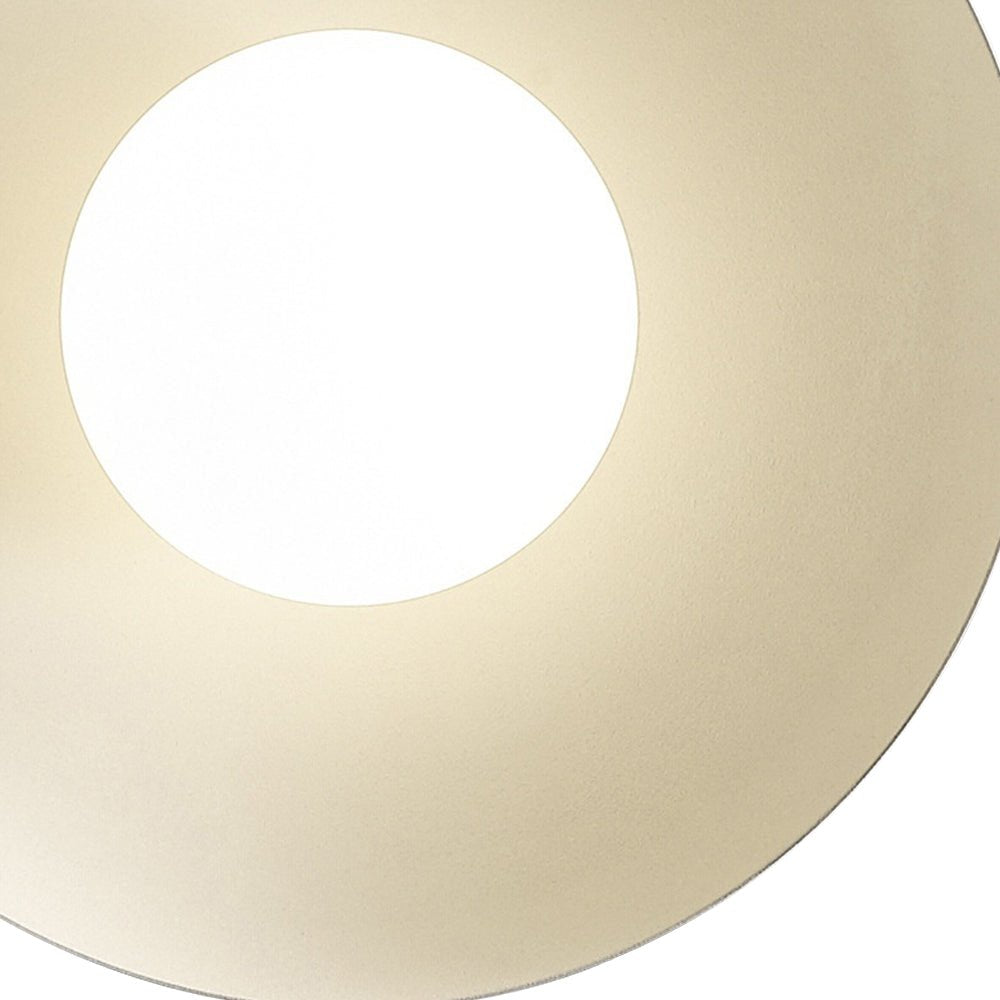 Pendantlightie - Contemporary 1 - Light Metal Dome Semi Ceiling Light With Glass - Semi Flush Mount - White - 