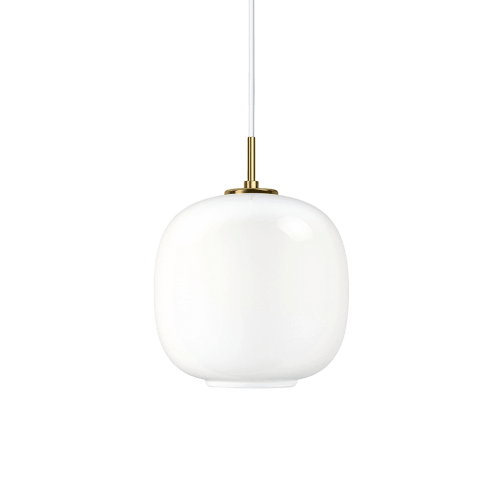 Pendantlightie - Contemporary 1 - Light Opal White Glass Globe Single Pendant Light - Pendants - Medium - 