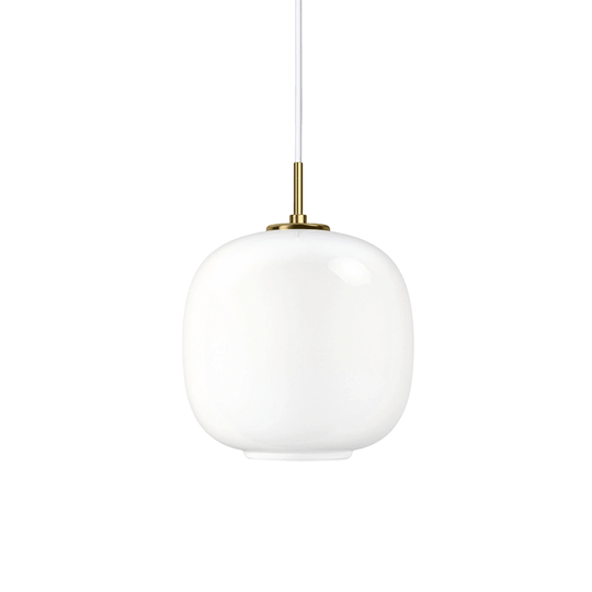Pendantlightie - Contemporary 1 - Light Opal White Glass Globe Single Pendant Light - Pendants - Medium - 