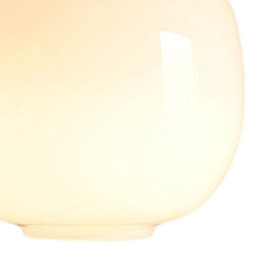 Pendantlightie - Contemporary 1 - Light Opal White Glass Globe Single Pendant Light - Pendants - Medium - 