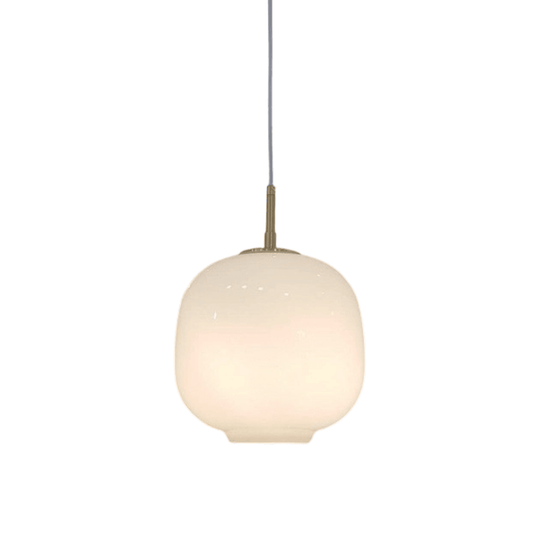 Pendantlightie - Contemporary 1 - Light Opal White Glass Globe Single Pendant Light - Pendants - Medium - 