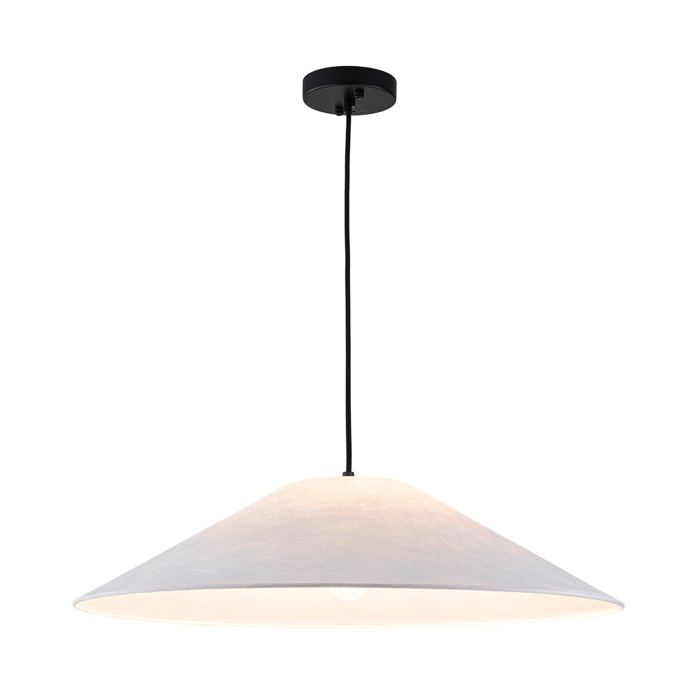 Pendantlightie - Contemporary 1 - Light White Paper Cone Pendant Light - Pendants - Medium - 
