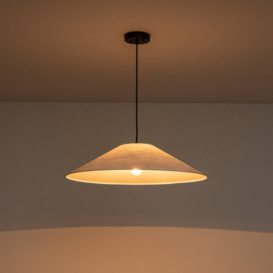 Pendantlightie - Contemporary 1 - Light White Paper Cone Pendant Light - Pendants - Medium - 