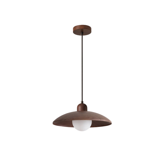 Pendantlightie-Contemporary Natural Dome Kitchen Island Wood Grain Pendant Light-Pendants-Natural-3Lt