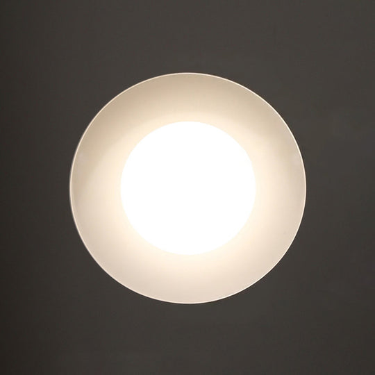 Pendantlightie-Creamy Three-Color Dimmable LED Dome Round Shape Semi Ceiling Light-Semi Flush Mount-Walnut-
