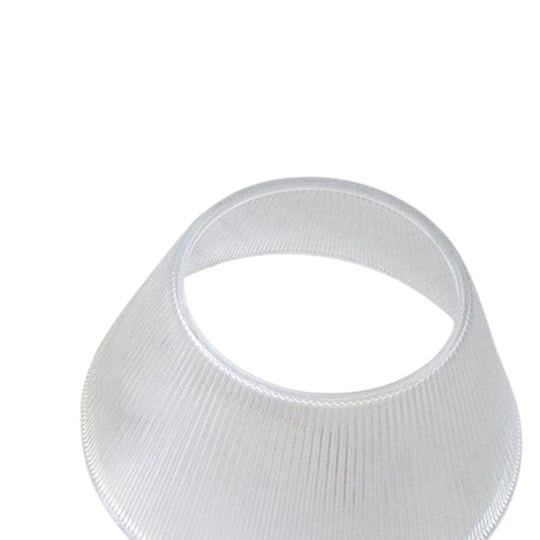 Pendantlightie - Farmhouse Industrial 1 - Light Clear Ribbed Drum Shape Glass Pendant Light - Pendants - Medium - 