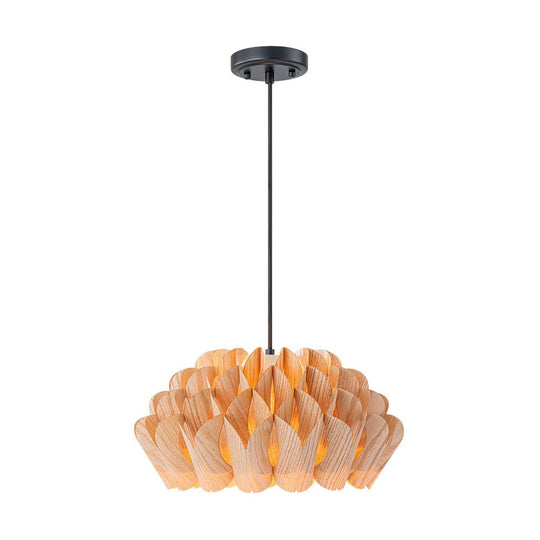 Pendantlightie - Handmade 1 - Light Lotus Wood Grain Pine Cone Pendant - Pendants - Medium - 