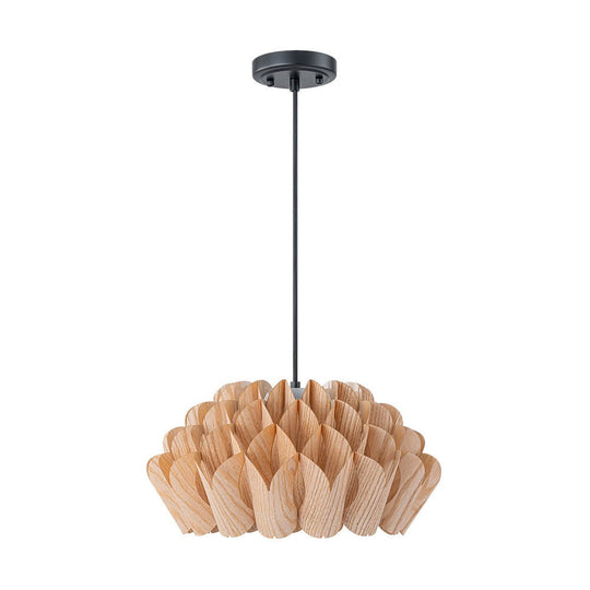 Pendantlightie - Handmade 1 - Light Lotus Wood Grain Pine Cone Pendant - Pendants - Medium - 