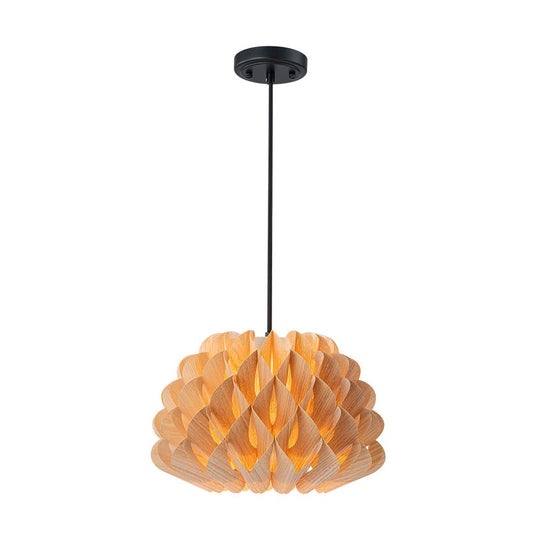 Pendantlightie - Handmade 1 - Light Lotus Wood Grain Pine Cone Pendant - Pendants - Medium - 