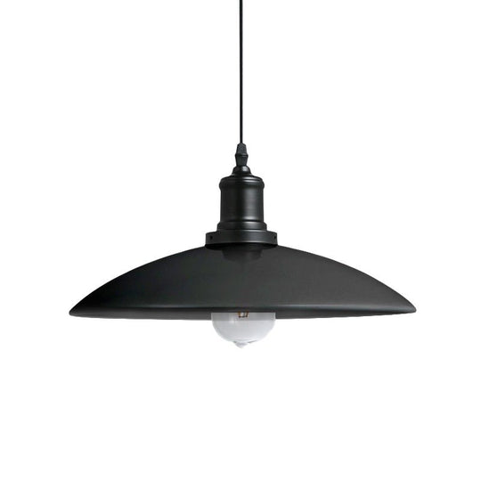 Pendantlightie - Industrial 1 - Light Single Cone Metal Pendant Light - Pendants - White - 