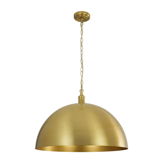 Pendantlightie - Industrial Farmhouse 1 - Light Simple Metal Dome Pendant - Pendants - Large - 