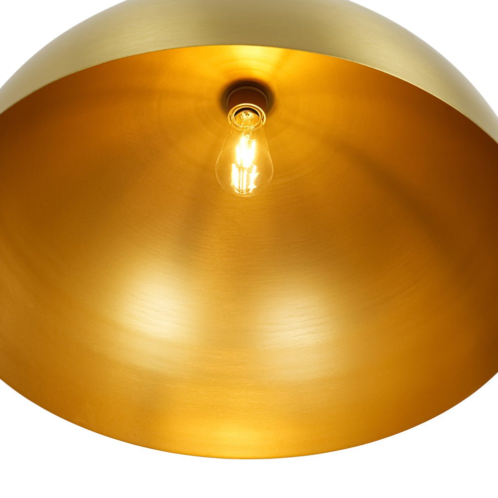 Pendantlightie - Industrial Farmhouse 1 - Light Simple Metal Dome Pendant - Pendants - Large - 