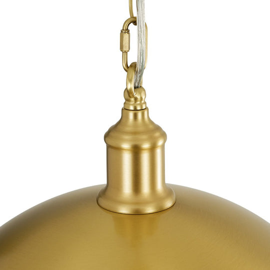 Pendantlightie - Industrial Farmhouse 1 - Light Simple Metal Dome Pendant - Pendants - Large - 