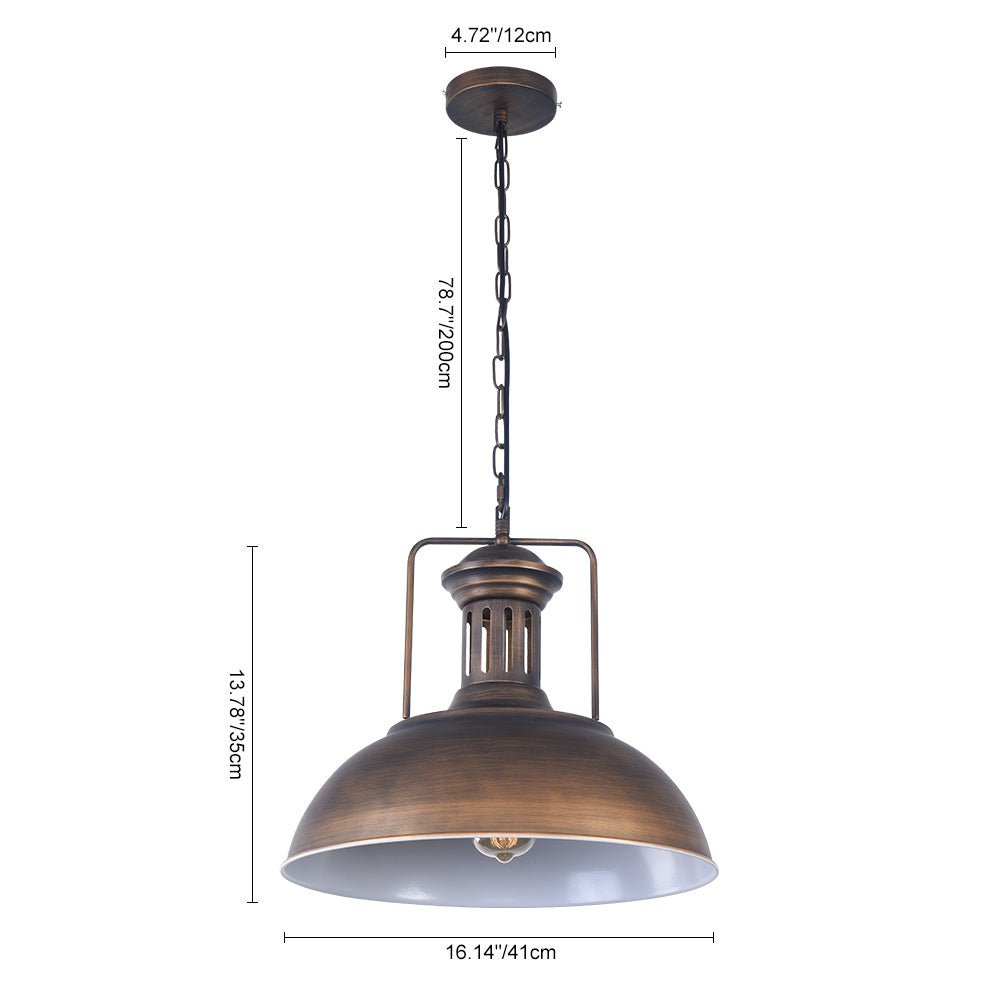 Pendantlightie - Industrial Single Dome Pendant Light - Pendants - 