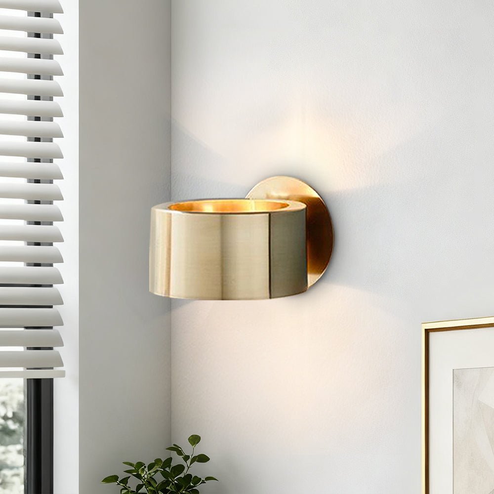 Pendantlightie - Mid - Century 1 - Light Gold Wall Sconce For Bedside Living Room - Wall Light - 