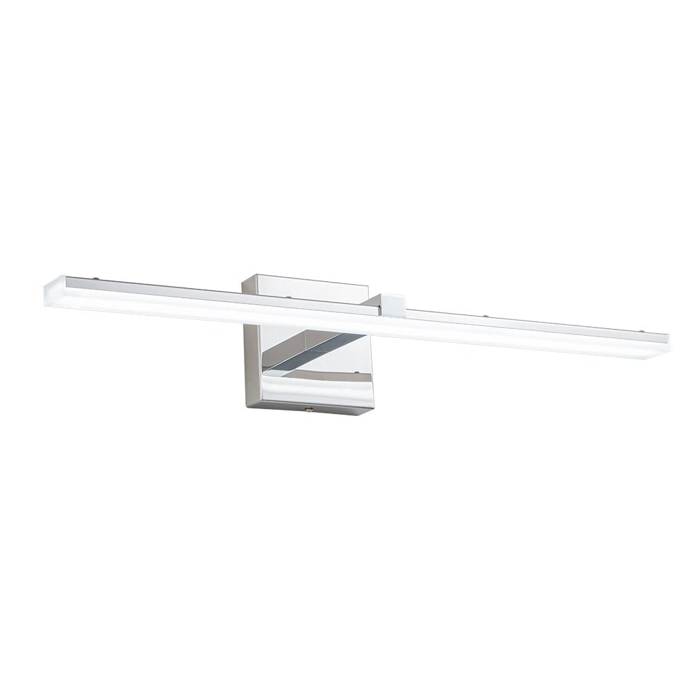 Pendantlightie - Minimalist 1 - Light Linear Led Light Bar Vanity Light - Wall Light - Chrome - 