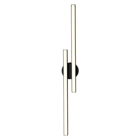 Pendantlightie - Minimalist 2 - Light Vanity Three - Color Dimmable Led Strip Wall Light - Wall Light - Black - 