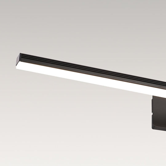 Pendantlightie - Minimalist Ultra Thin Led Bath Bar Bathroom Vanity Light Cool Light - Wall Light - Black - 31.7 in (80.5 cm)