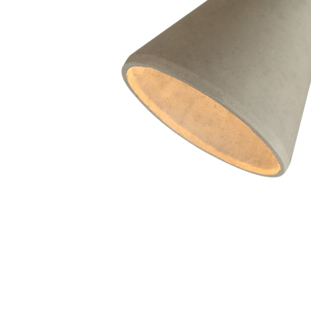 Pendantlightie-Modern 1-Light Geometric Shape Cement Pendant-Pendants-Dome-