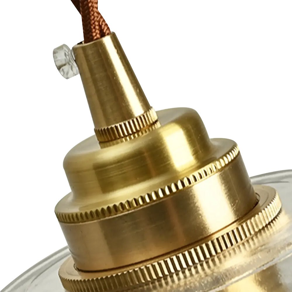 Pendantlightie - Modern Farmhouse 1 - Light Wide Edge Ribbed Dome Shape Glass Pendant Light - Pendants - Small - Green